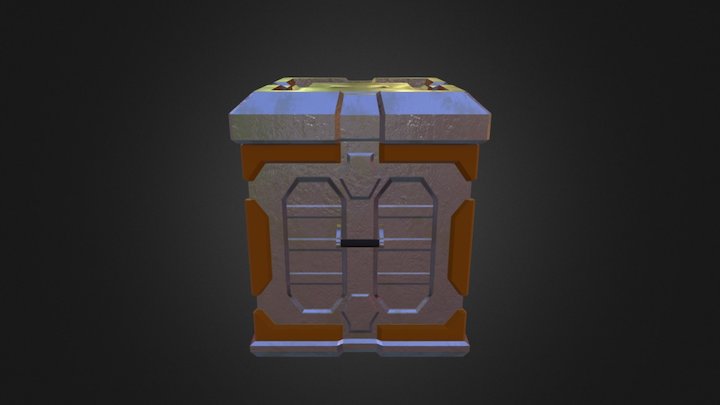 Crate 3D Model