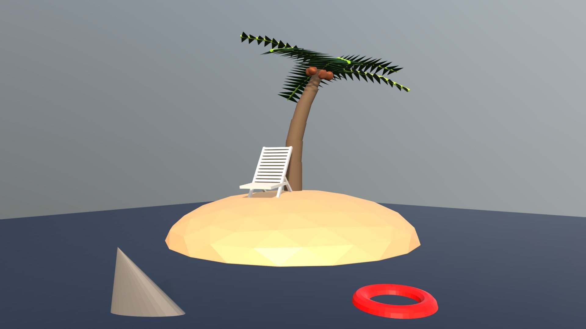 Blender Mmb Primitives - Beach Scene
