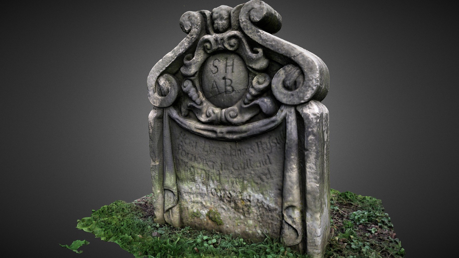 Gullane Old Church of St Andrew Headstone Download Free 3D model by