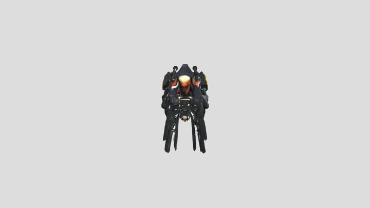 Mecha_ Commander_Skibidi G Man 3D Model