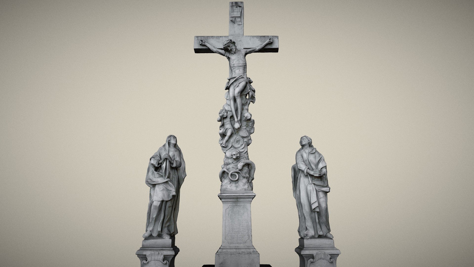 Kreuzigungsgruppe — Sketchfab embed 3D viewer