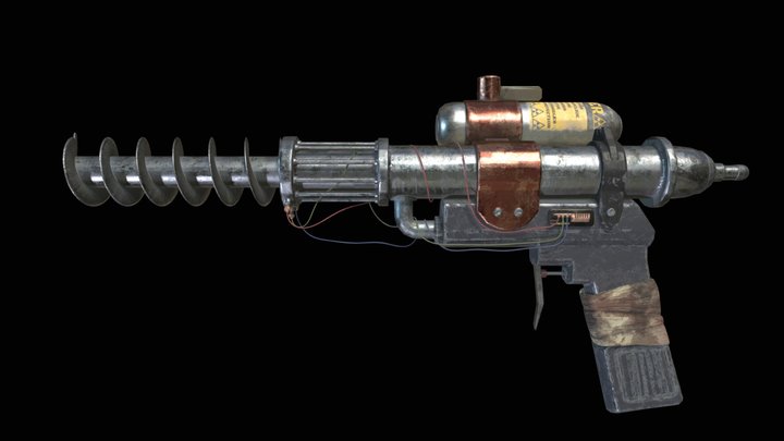 Homemade Ray Gun 3D Model