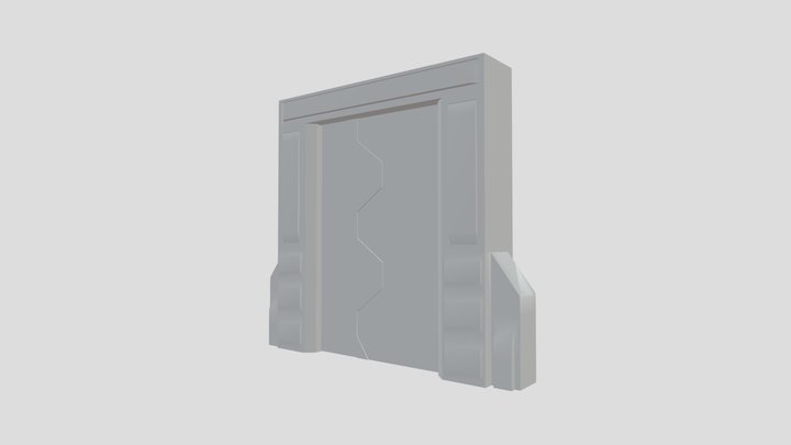 Door Set 3D Model