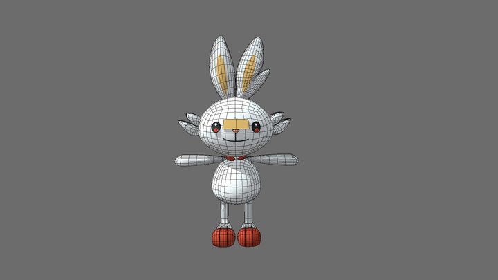 Conejo_Scorbunny 3D Model