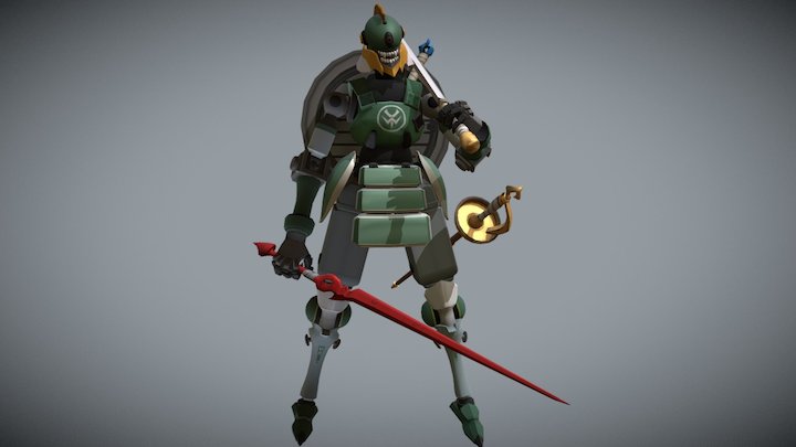 The Collector Pose 02 3D Model