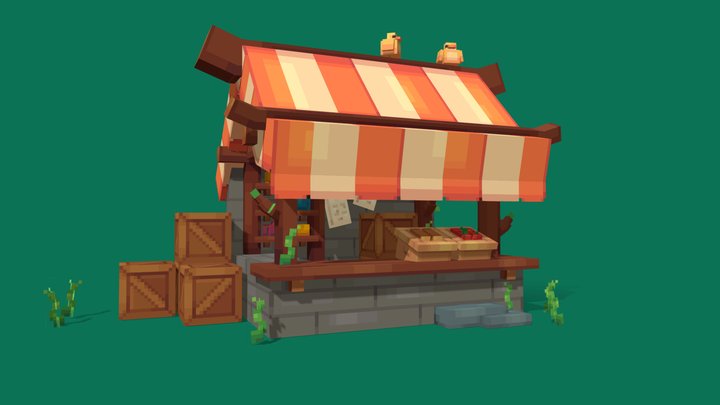 Minecraft-build 3D models - Sketchfab