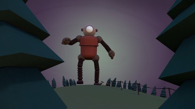 Giant Robot 3D Model