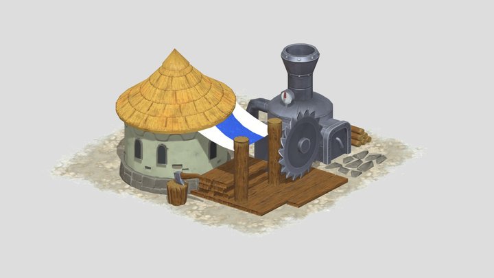 Sawmill_LP_1 3D Model