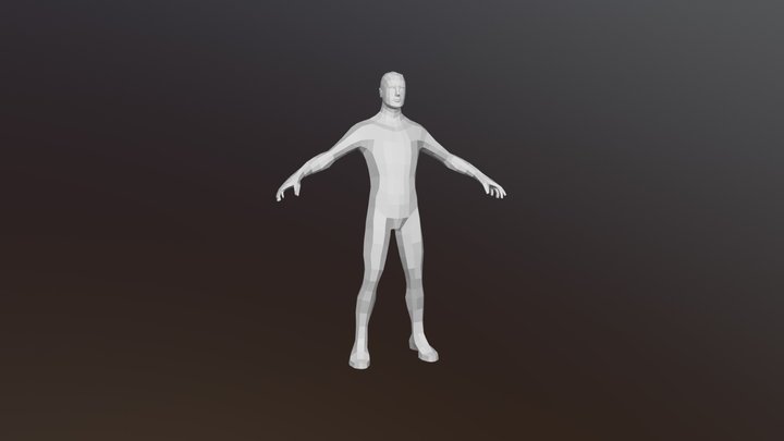 Base Mesh Male 3D Model