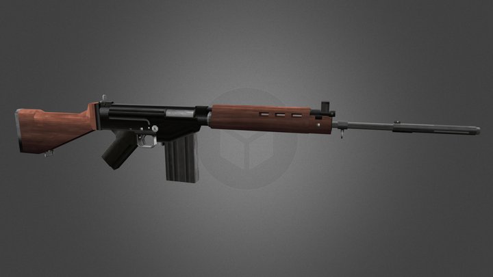 FN FAL 3D Model