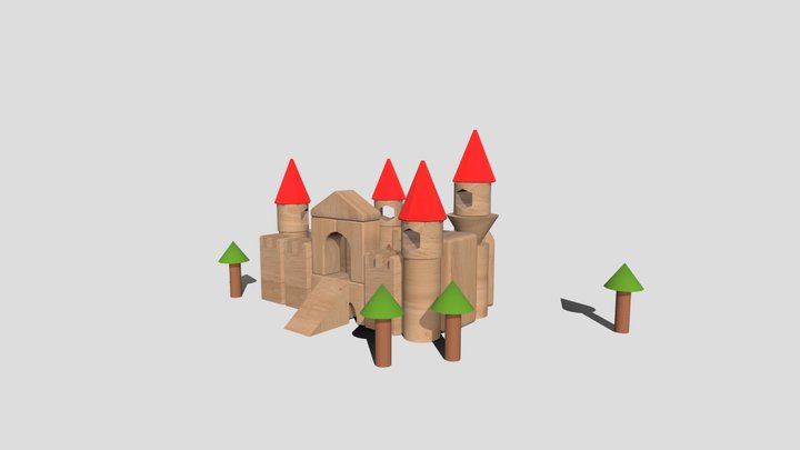 Castle Wk7b 3D Model