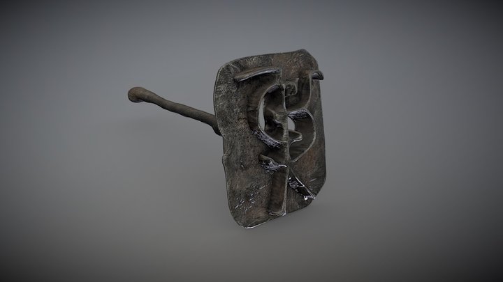 Branding Iron – 1733 Spanish Shipwreck 3D Model