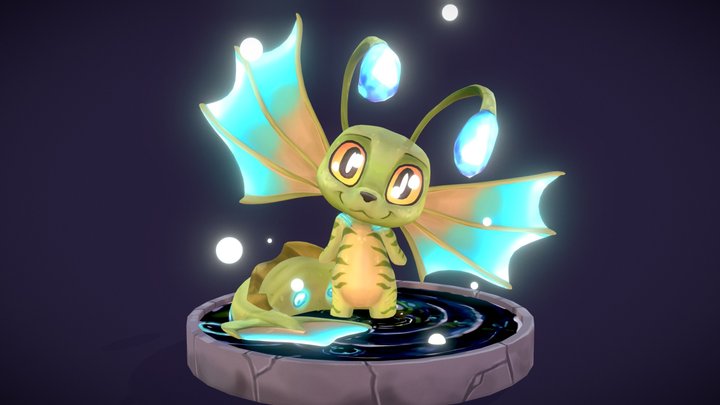 Finnegan the Sea Spirit 3D Model