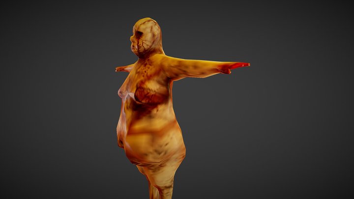 Zombie for game 3D Model