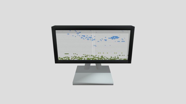 Monitor 3D Model