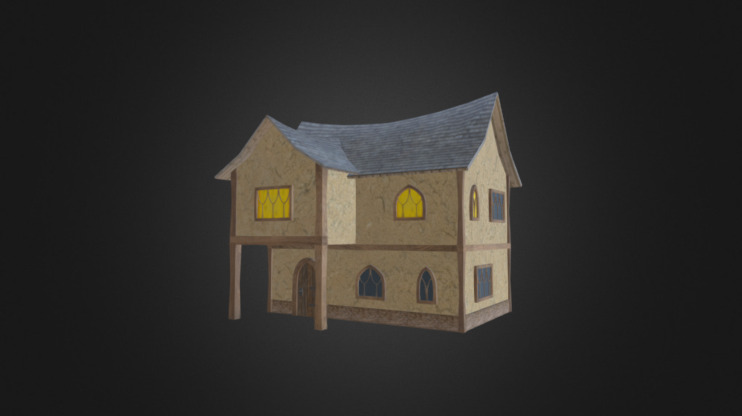 Low Poly Fantasy House