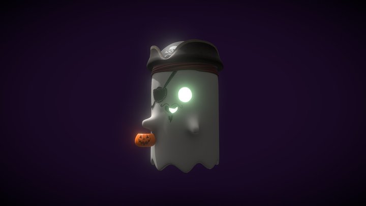 Halloween Ghost 3D Model