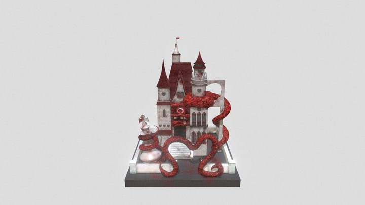 Castle Of Hearts 3D Model