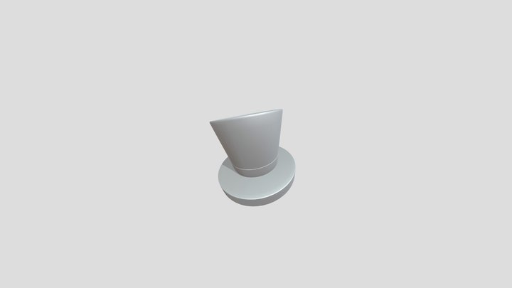 Top Hat for glam freddy 3D Model