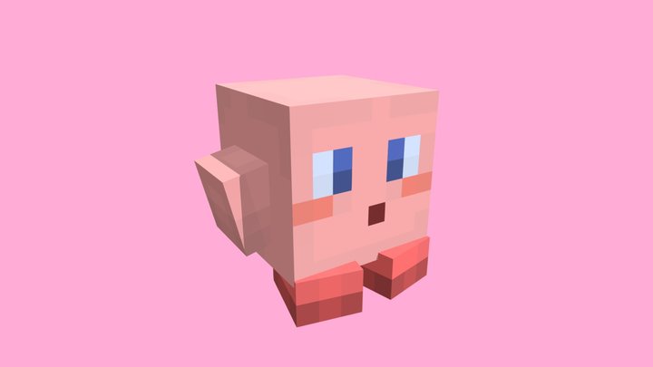 Modeled Kirby 3D Model