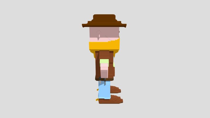 Bandit Large (Roots n' Revolvers) 3D Model
