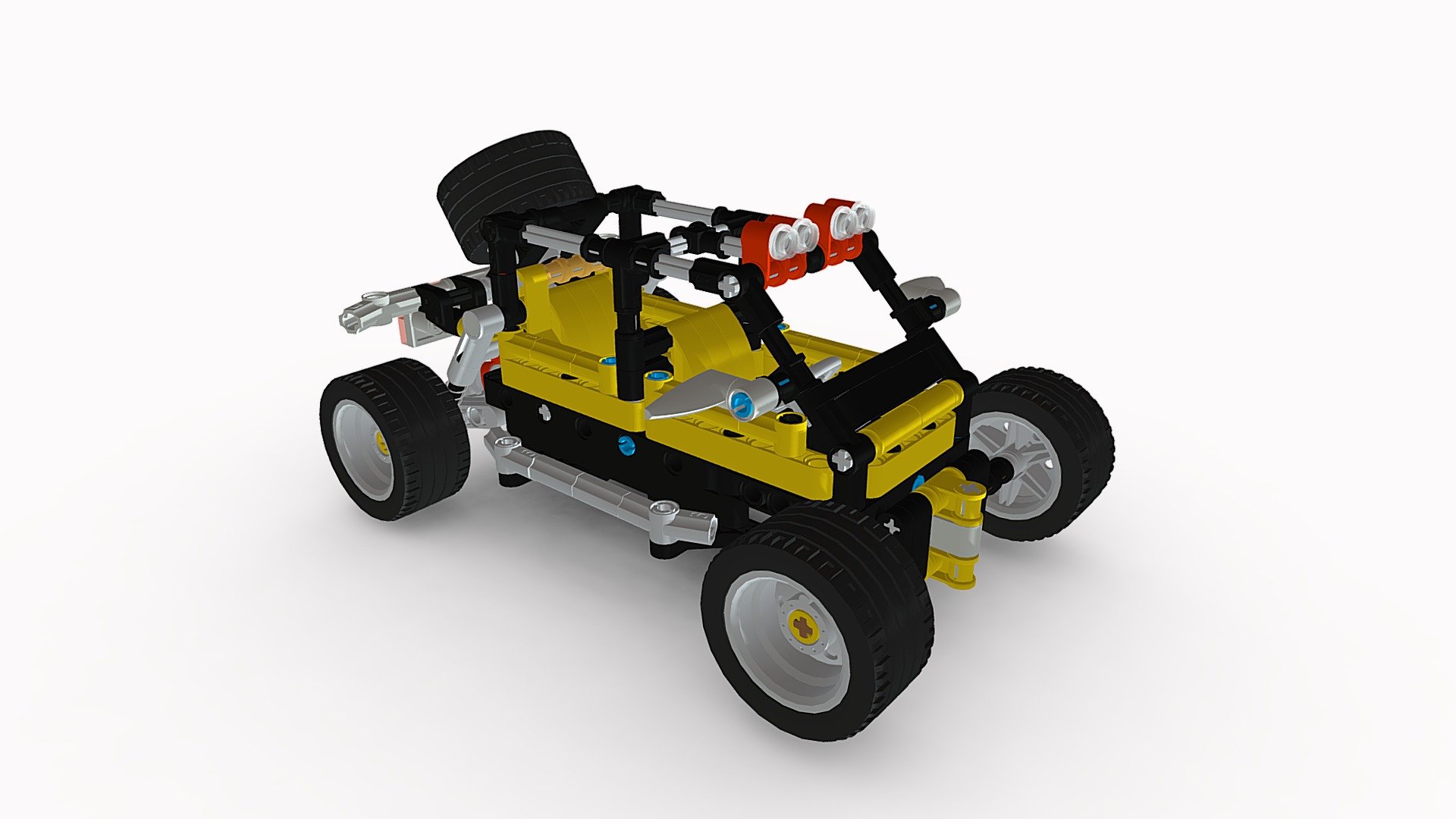 Lego Moc - Two Seater Off Road Buggy - Download Free 3d Model By 