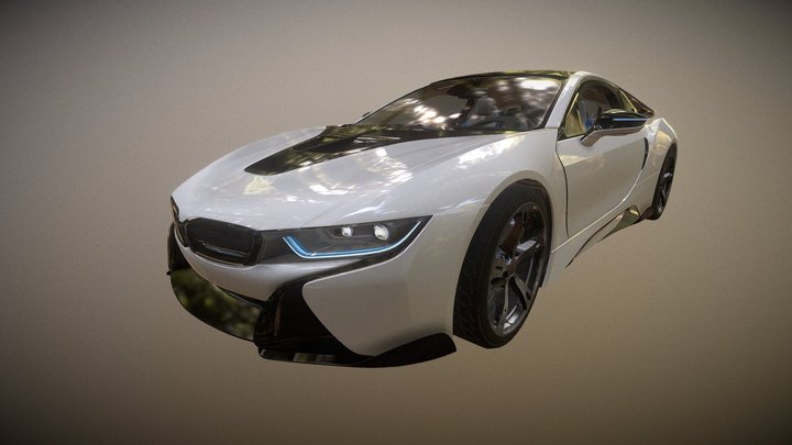 Unlock Super Sports Car 07 3D Model