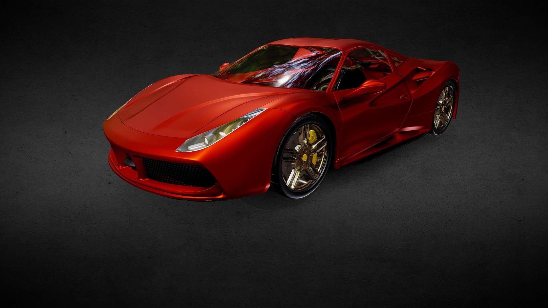 Red Ferrari 488 GTB - Download Free 3D model by RodyYassen [9db9717 ...