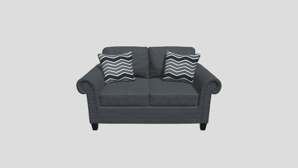 Grey Loveseat