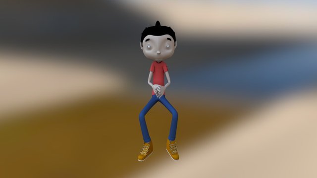 personagem 3D Model