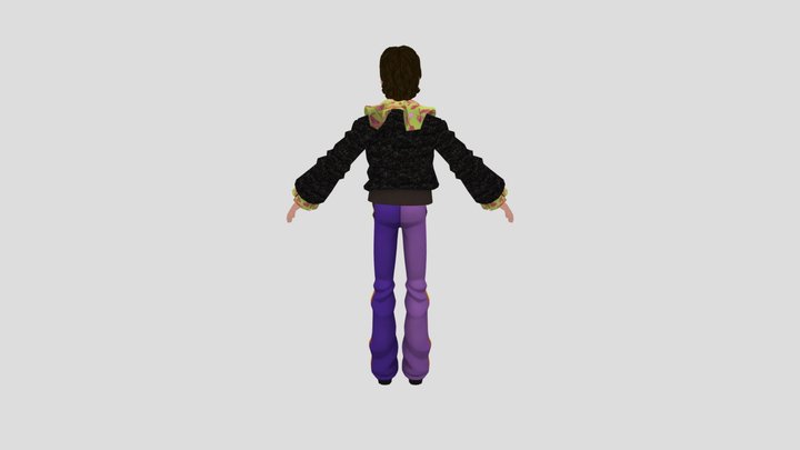 John Lennon Yellow Submarine 3D Model