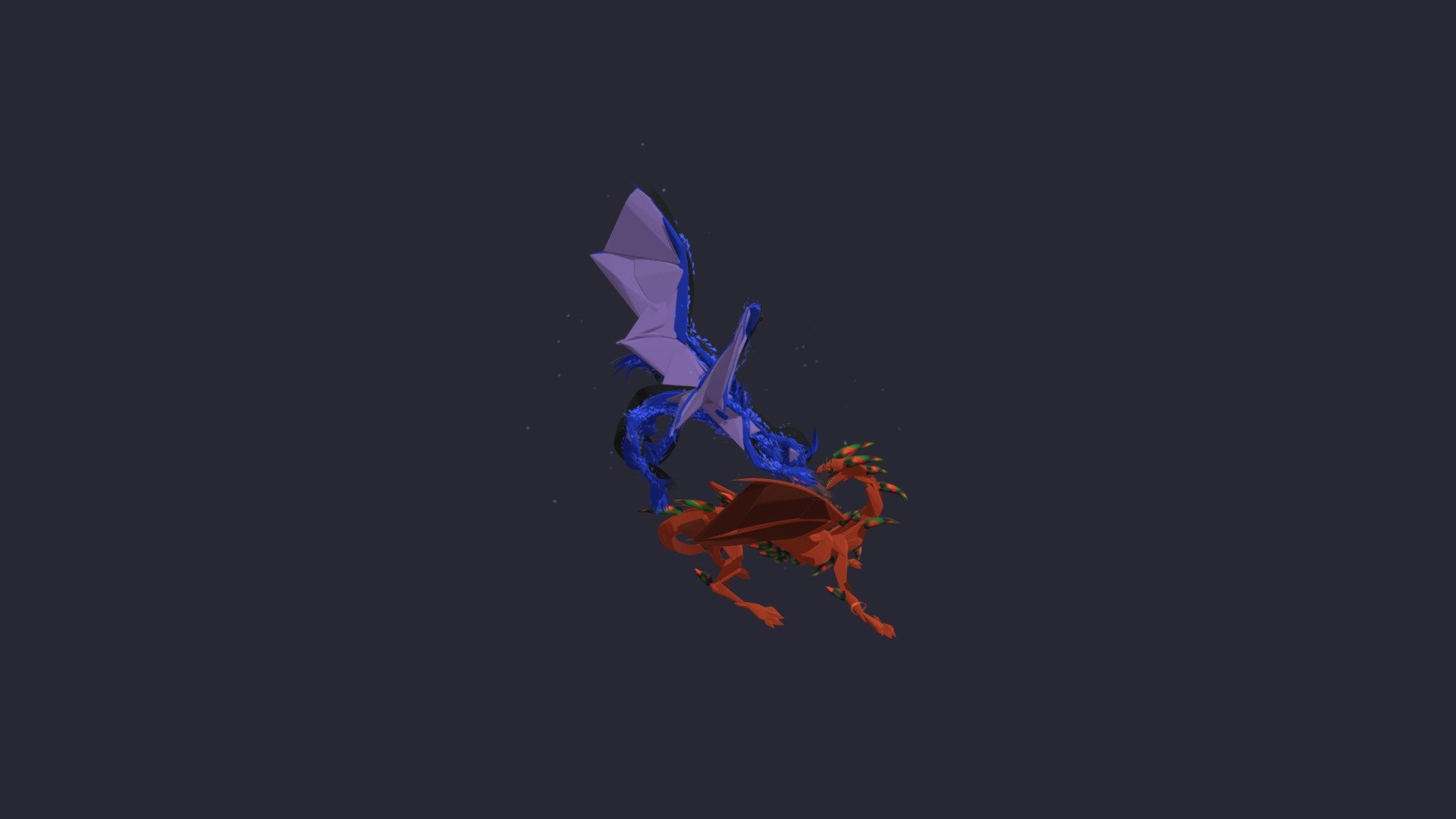 Dueling Dragons Sketch