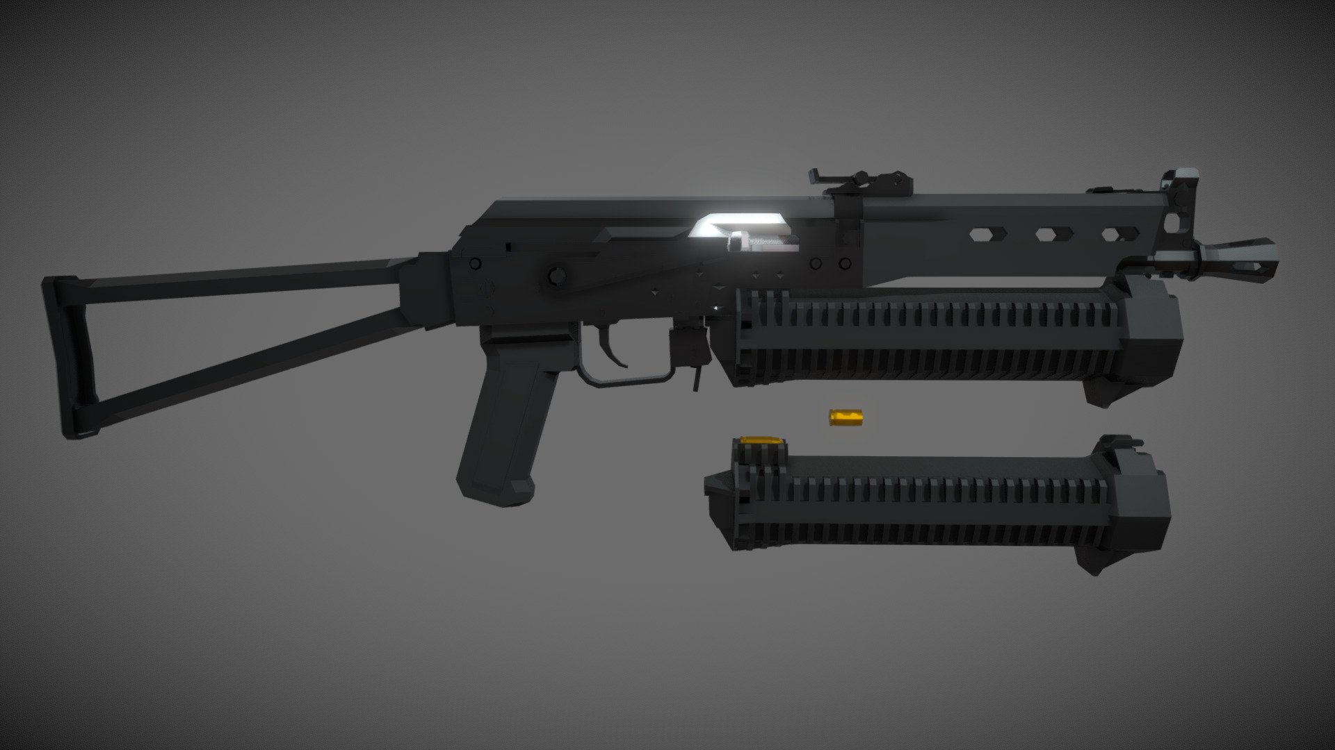 low-poly PP-19 Bizon - Download Free 3D model by D_U (@DU1701) [9dbf93f ...