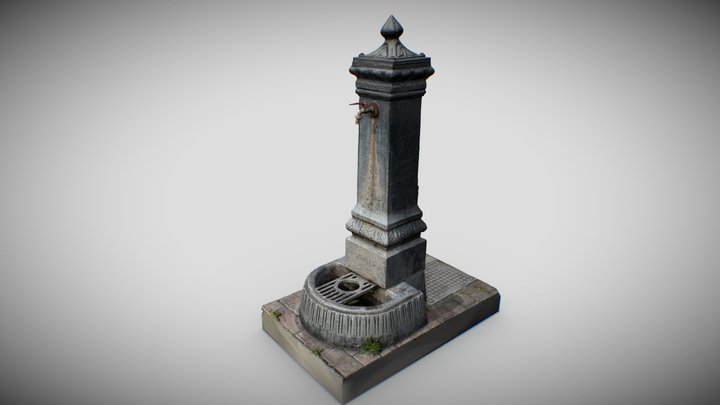 Fountain 3D Model