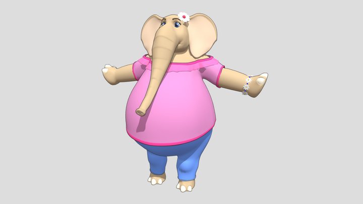 Ellie - WIP 3D Model