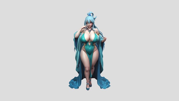 Aqua – Modello 3D gratuito STL