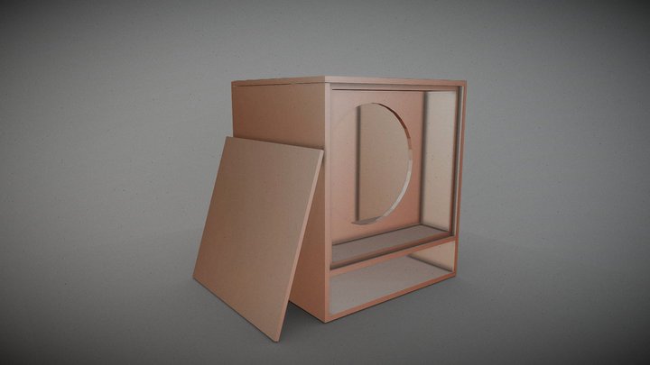Subwoofer แบนพาส10นิ้ว thai 3D Model
