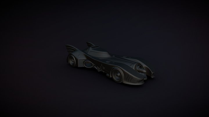 Michael Keaton/1989/Batmobile 3D Model
