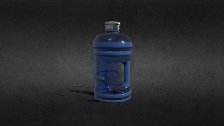 Bottle of water v2.0 3D Model