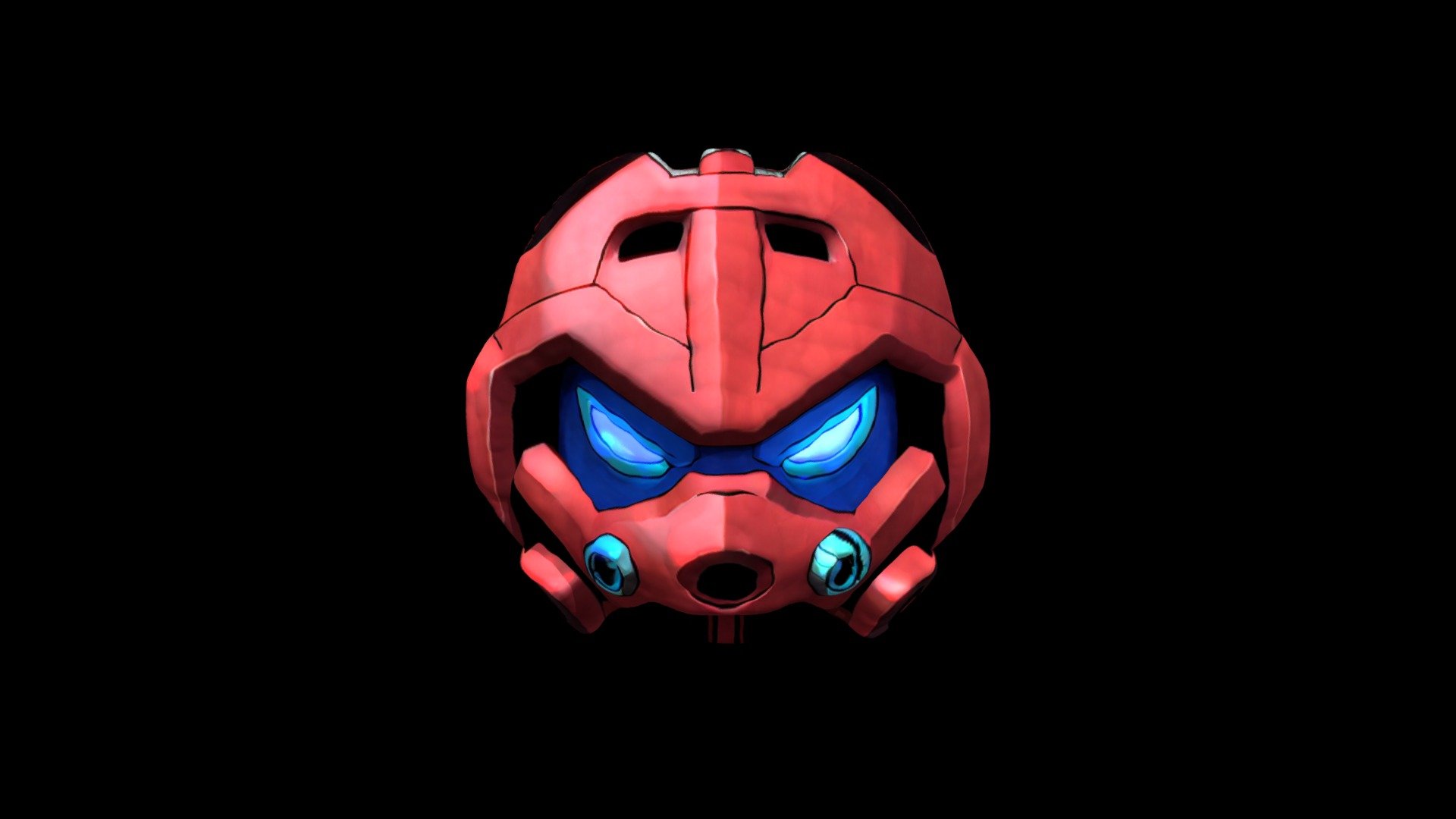 Helmet Mask Robot Cartoon 1106 - Download Free 3D model by klrxyz ...