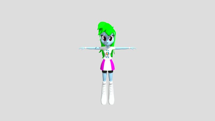 rainbow-dash-eg-no-texture 3D Model