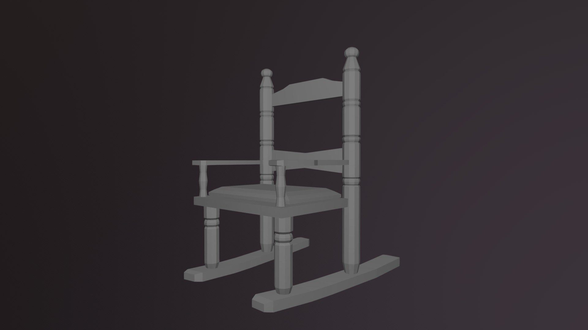Rocking Chair - 3D model by NicolePrince99 [9dc3189] - Sketchfab
