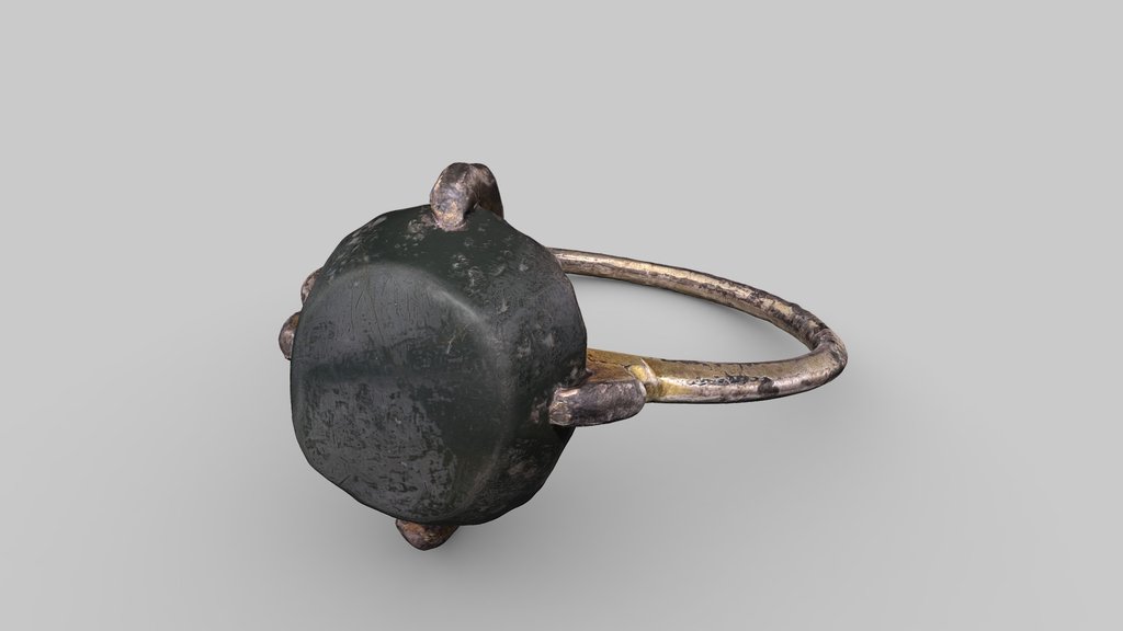 Ring with a gemstone