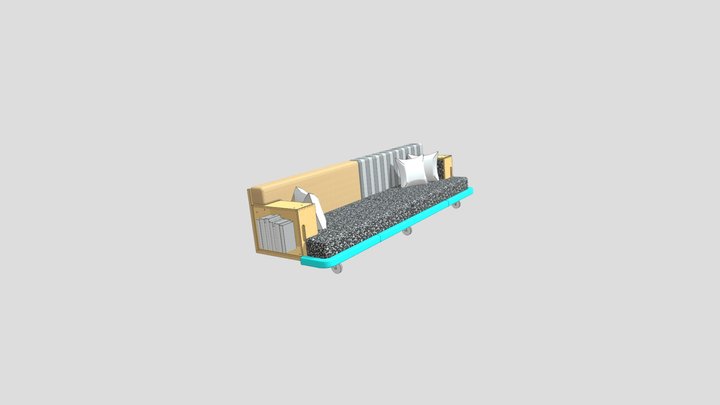 sofa 01 3D Model