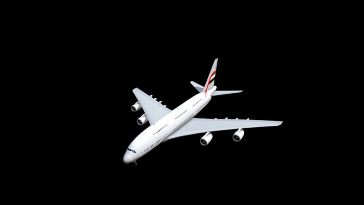 Airbus Airplane 3D Model