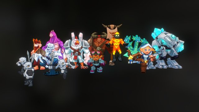 Battle Recruits: Heroes 3D Model