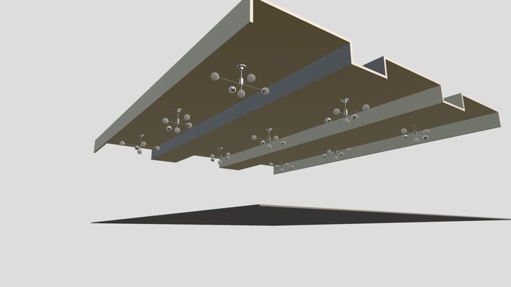 椿山荘様特注照明B 3D Model