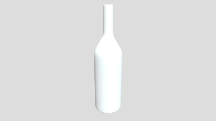 Garrafa De Vinho 3D Model