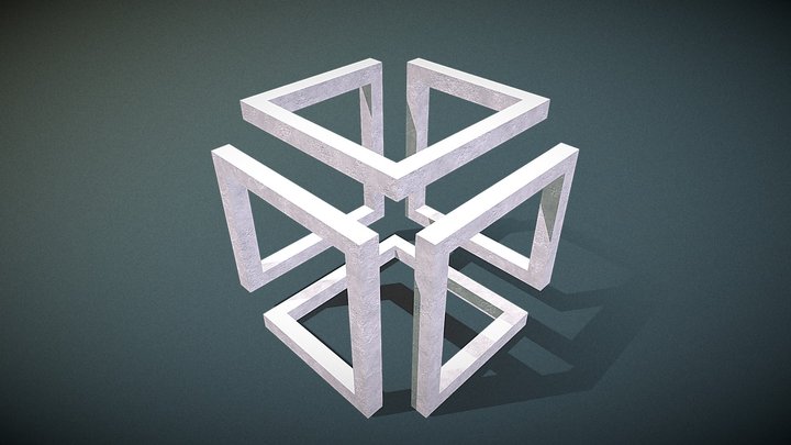 Infinity Cube by AlienByte 3D Model