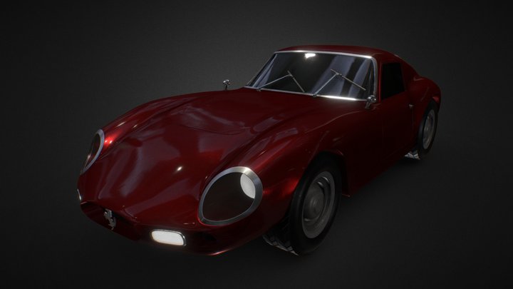 Ferrari 250 GTO 1962 3D Model